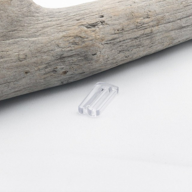 10mm Clear Plastic Lingerie Loops - Maison Klem